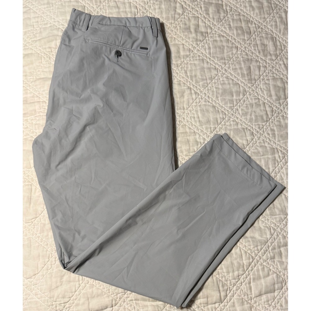 Polo Ralph Lauren Mens Gray Performance Pants Straight Fit 38/32 Lightweight